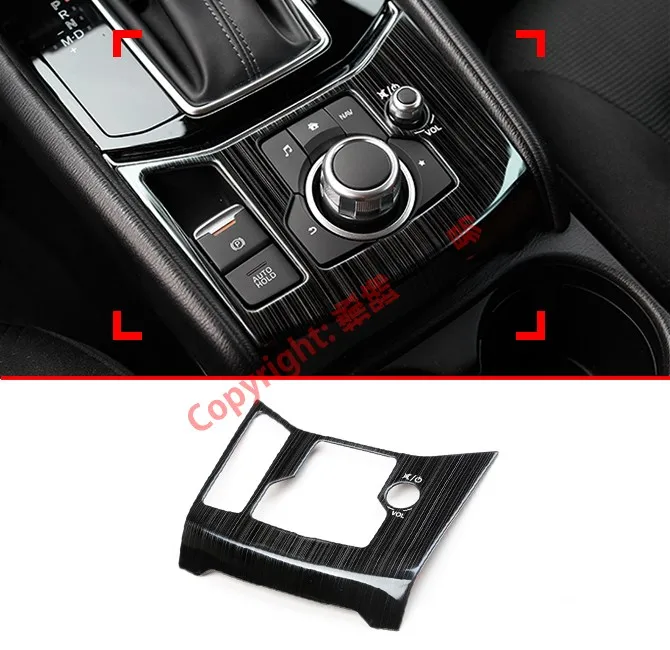 

Black ABS Chrome Handbreak Park Brake Around Cover Trim For Mazda CX-5 2017 2018 2019 Car Accessories Stickers