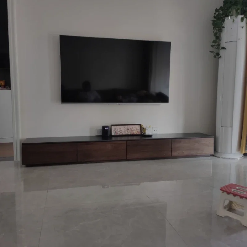Living Room Locker Tv Stand Furniture For Rooms Tv Table Cabinets Home Simple Modern Solid Wood TV Cabinet Monitor Stand Floor