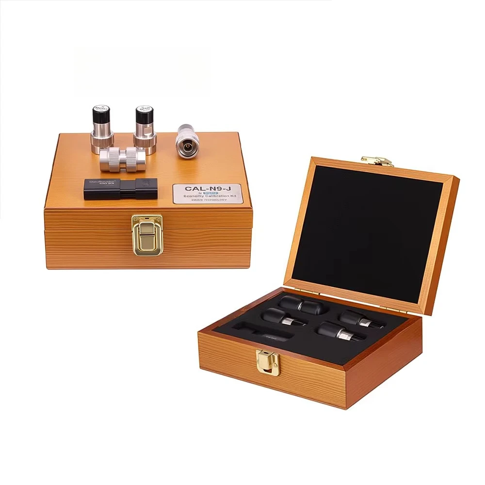 High Frequency N Male Open Short Load Adapter 50 Ohm Brass & Stainless Steel Calibration Kit DC to 9 GHz  for VNA