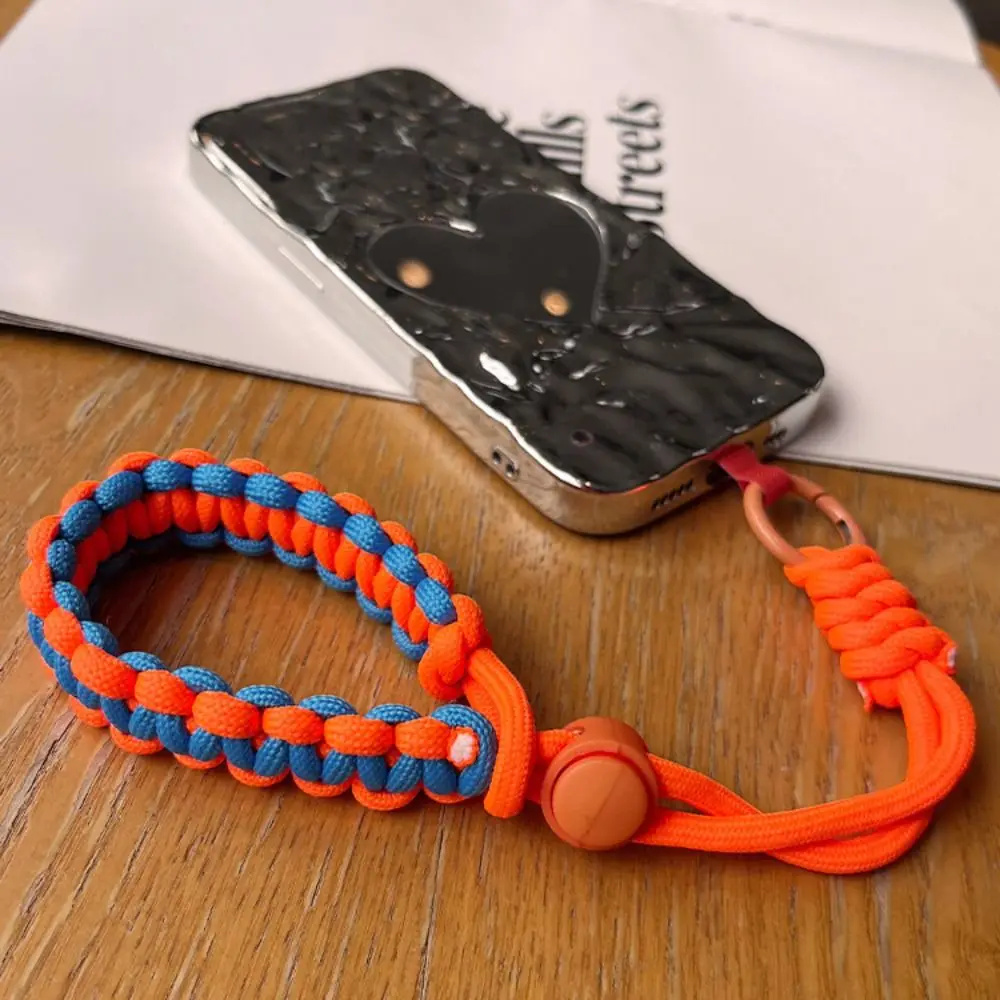 

Colorful Woven Adjustable Phone Straps Hand-woven Anti-Lost Phone Case Braided Lanyard Polyester Jewelry