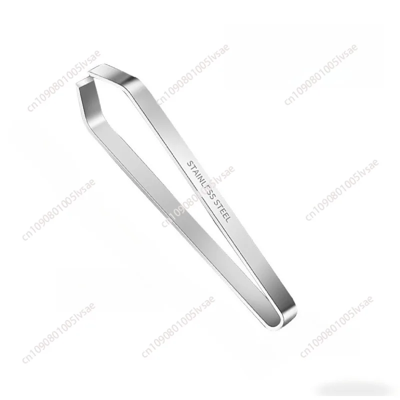 Fish Bone Tweezers, Stainless Steel Flat and Slant Tweezers Pliers Remover Tool (4.6