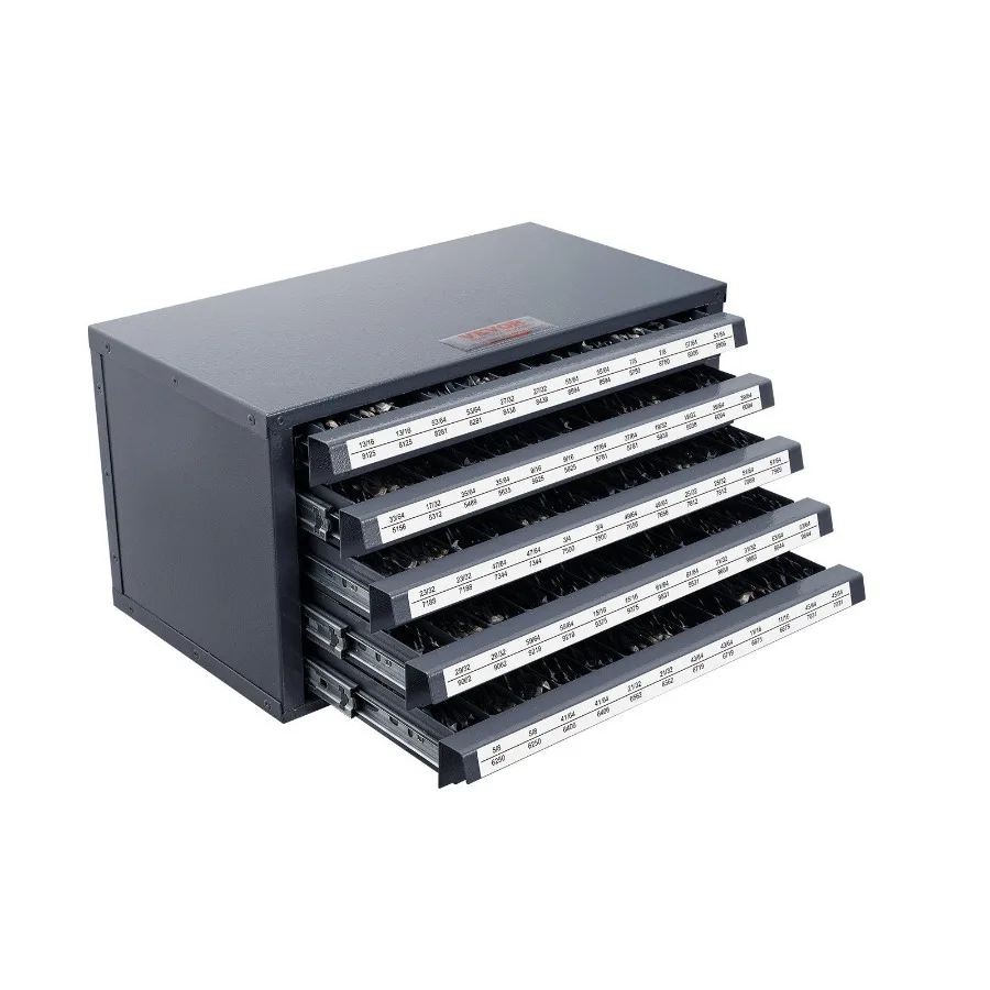 

Drill Bit Dispenser Cabinet FiveDrawer Drill Bit Organizer Cabinet for 33 64 to 63 64 Steel Drill Dispenser Organizer Cabinet