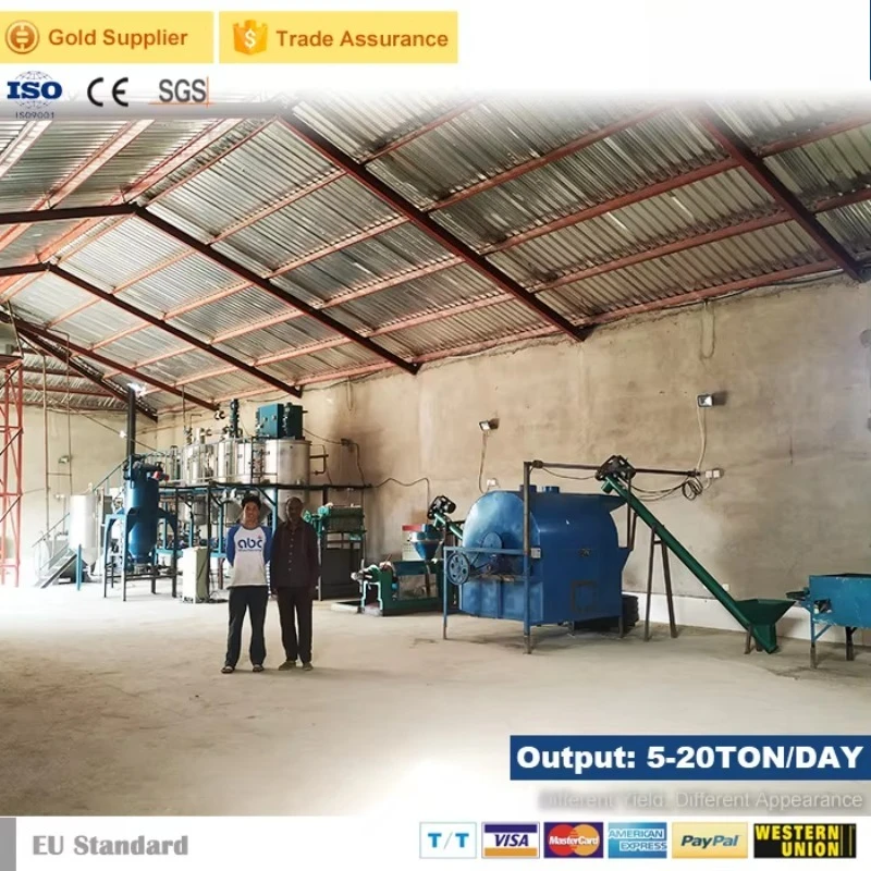 Mechanical Modular Oil Production Line for Expelling & Pressing Soya, Cottonseed, Sunflower & Rapeseed with PLC Control