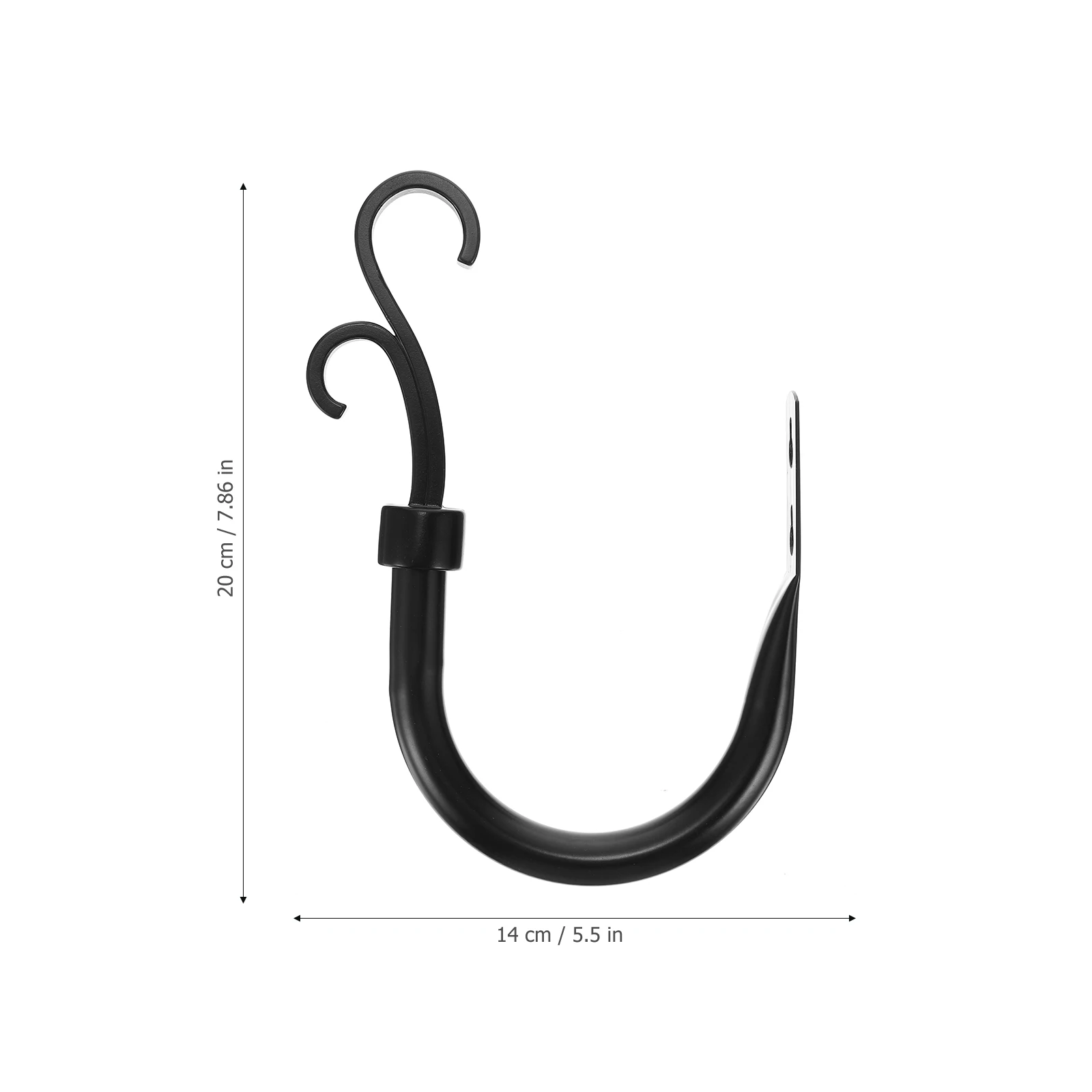 

2Pcs Curtain Hooks Iron Wall Mount Holdback Decorative Tiebacks for Bedroom Bathroom Living Room Household Hooks