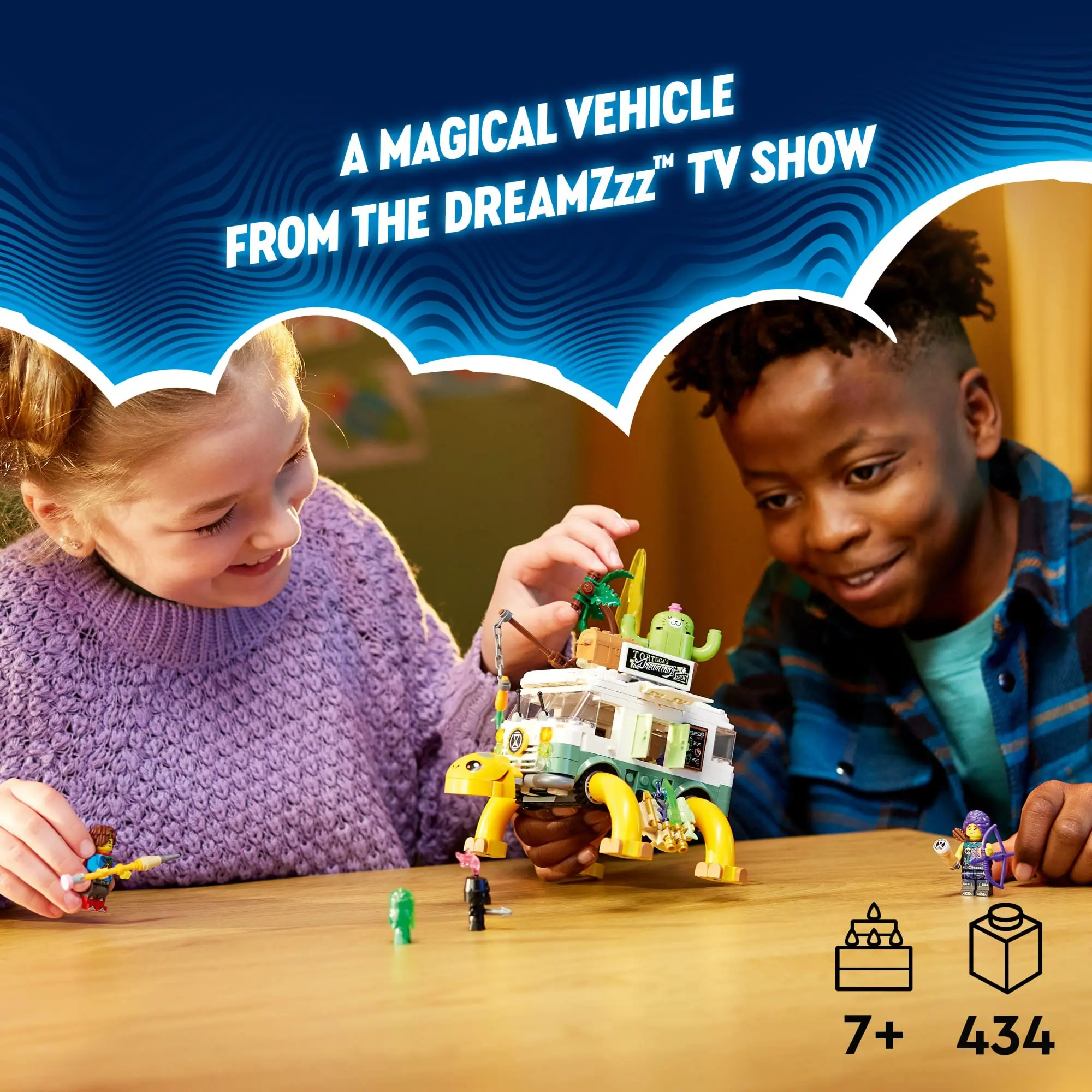 LEGO DREAMZzz Mrs. Castillo’s Turtle Van 71456 Vehicle for Fans of New TV Show 2-in-1 Building Set for Kids Boys Girls Ages 7+