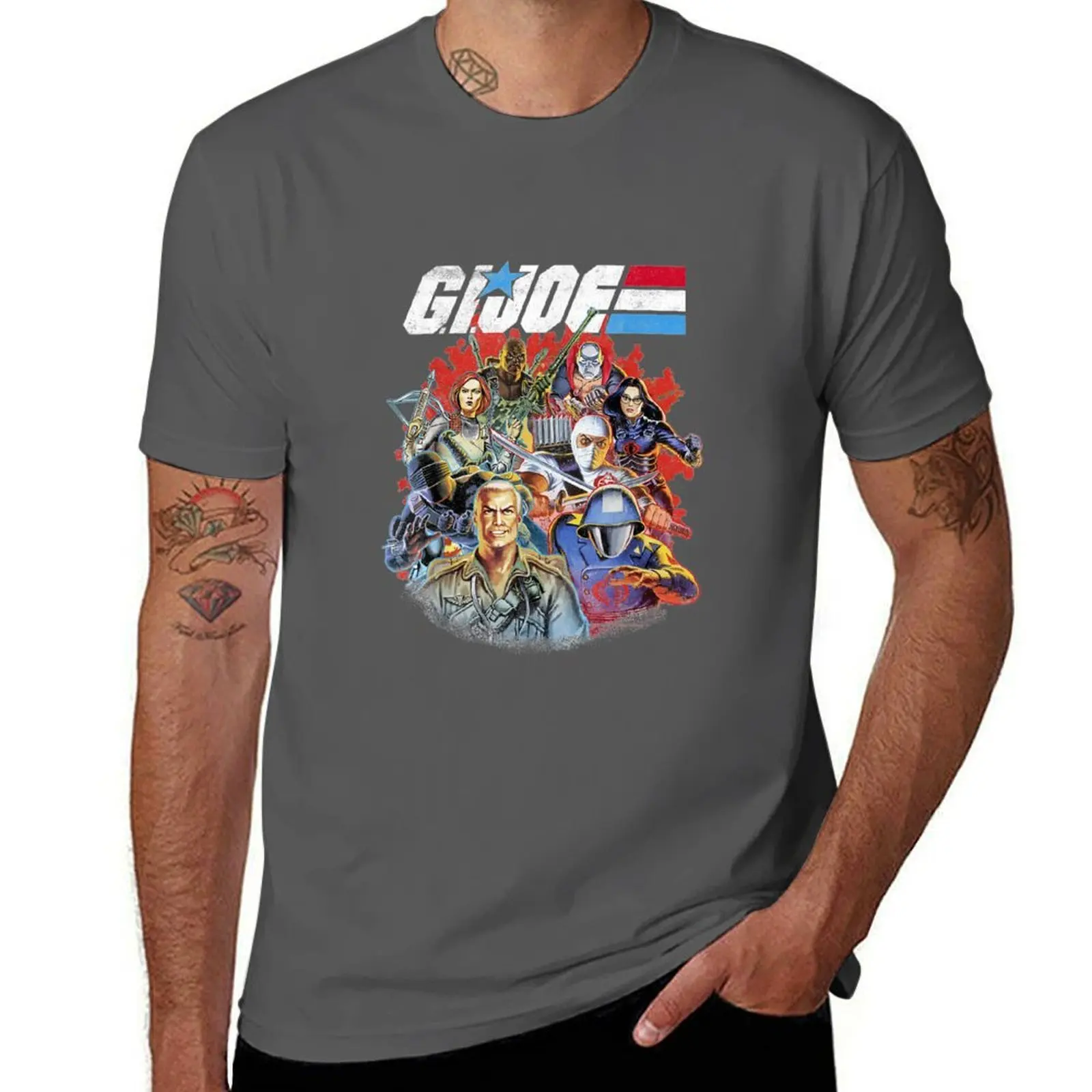 

GI Joe Grouphot Fade T-Shirt Long Lasting Casual T-Shirt