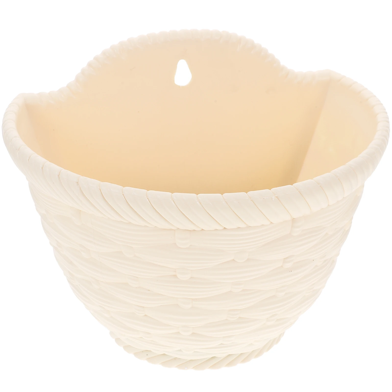 

Rattan Hanging Flowerpot 9cm 8cm Waterproof Wall Planter Indoor Plants Pot Holder Decor Garden Vase Container