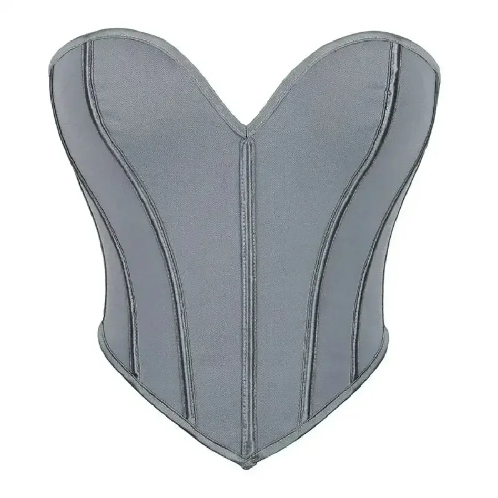 Летние женские модные корсеты с завышенной талией, укороченные топы, готические короткие туловища на шнуровке, бюстье, формирователь тела, нижнее белье, корсет