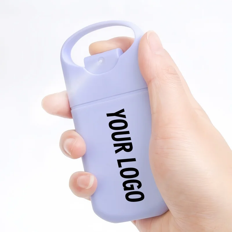 【Logo Custom】50PCS Creative Pull Ring 30ml Spray Bottle Customized Fragrance Subpackage UV Printing Cosmetic Packaging Wholesale