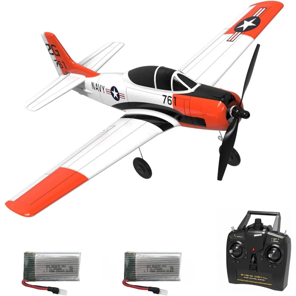 Volantex T28 Trojan Parkflyer Aereo RC a 4 canali da 2,4 GHz con alettone, pronto per volare, dotato di Xpilo