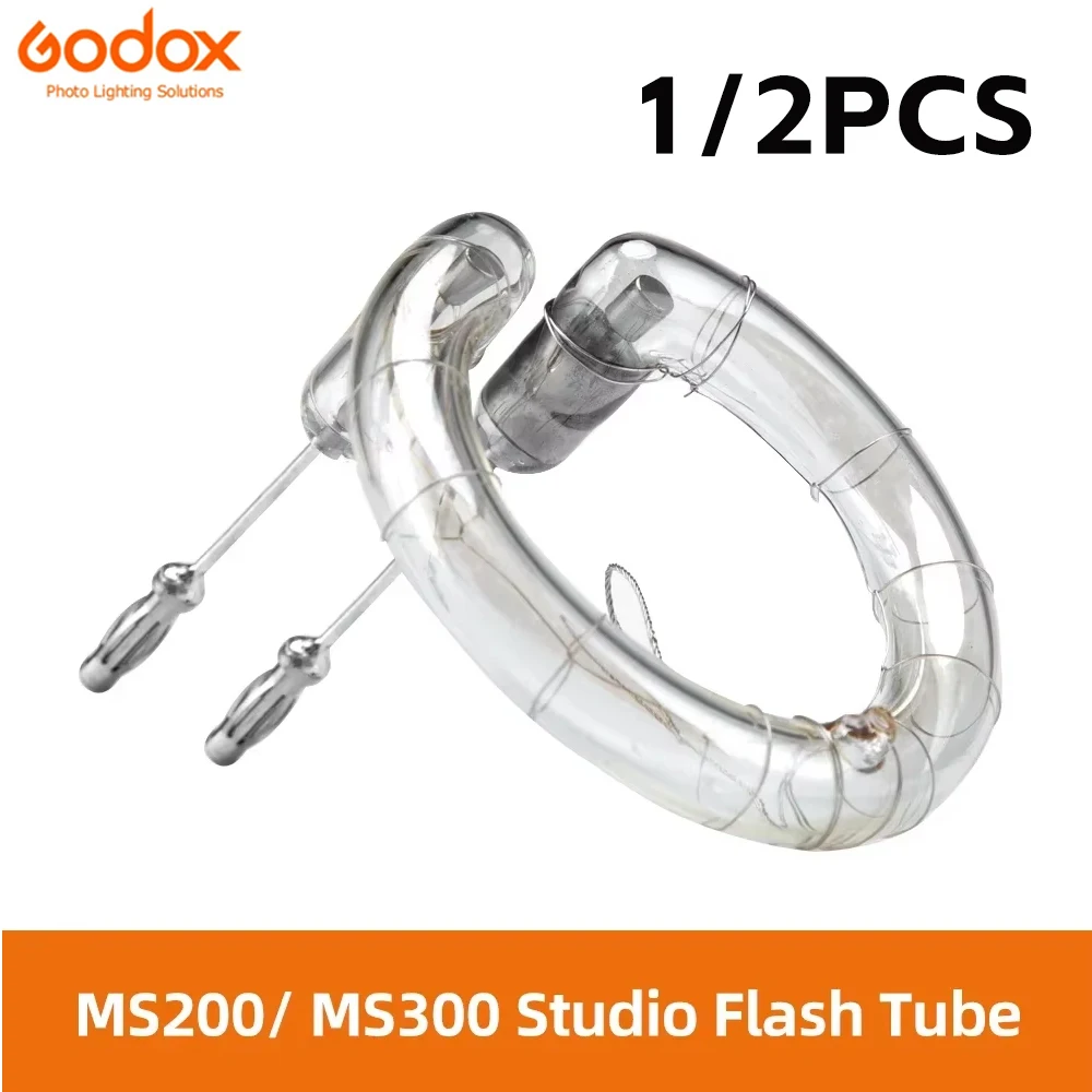 Godox 300Ws Professional Flash Tube Suitable for Godox MS200 MS300 MS200V MS300V 1/2pcs