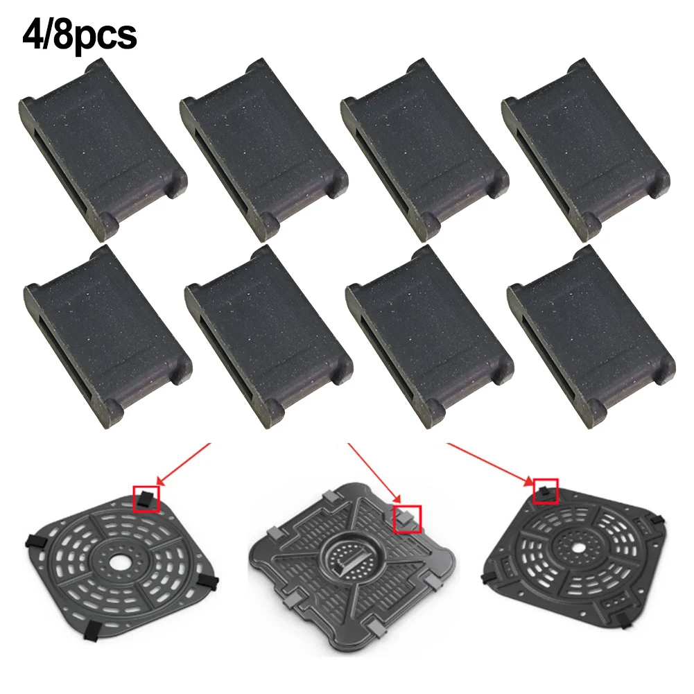 4/ 8/ 16 Piezas Patas de Silicona para Freidora de Aire de 2QT, para Freidora de Aire SL400 y Horno Tostador, Almohadillas de Silicona para Freidora de Aire