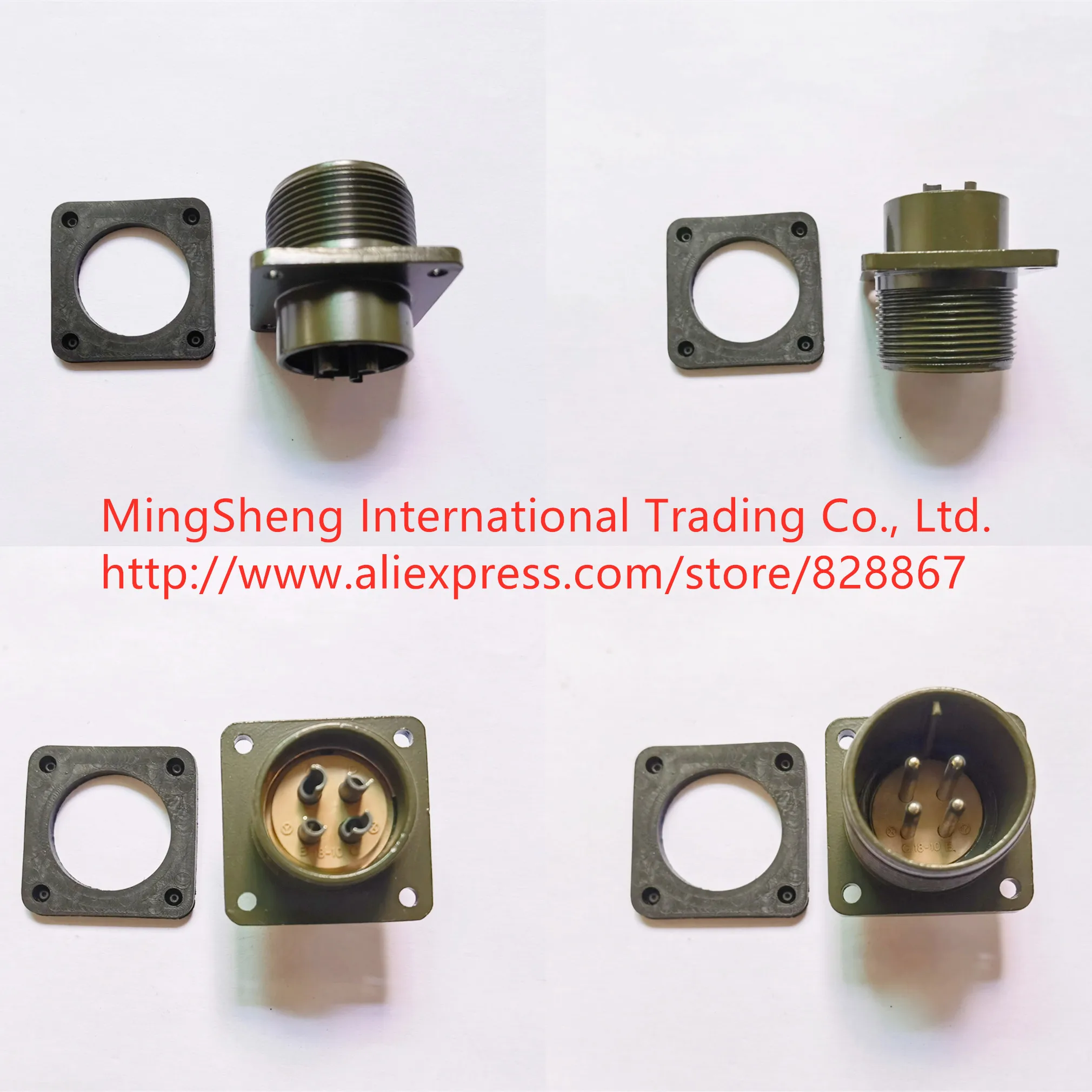 

Original new 100% socket 4pin 18-10P MS3102A 4pin connector socket encoder socket for aviation socket