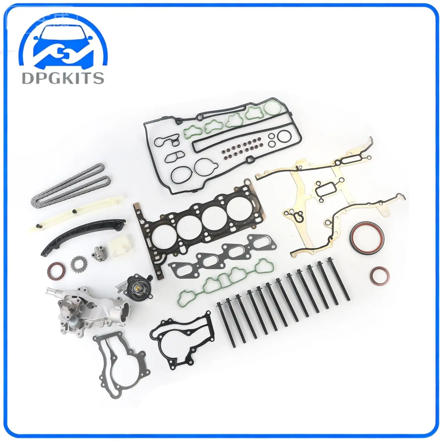 

DPGKITS 1Set Head Gasket Bolts Timing Chain Kit 25192709 ES72474 for 11-15 Chevrolet Sonic Cruze Buick 1.4L L4 Parts
