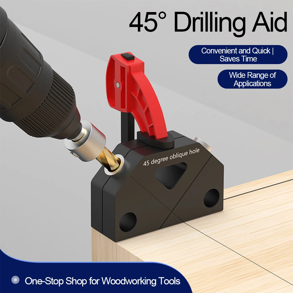 Multifunctional Hole Punch Household Tool Drill Positioner Woodworking Drilling Auxiliary Woodworking Positioning Punching Tool
