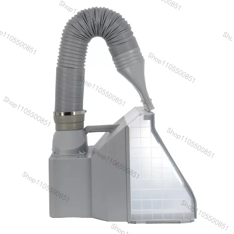 Paint Fan Aspirator Spray Gun LED Light Source Set Paint Spray Booth Kit Exhaust Filter For Model Crafts Hobby