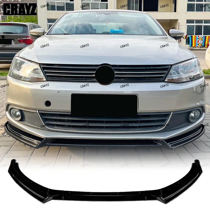 

Front Bumper Lip Splitter Diffuser Lip Body Kit Auto Spoiler Bumper Accessories For VW Jetta MK6 2011-2014 Standard Edition