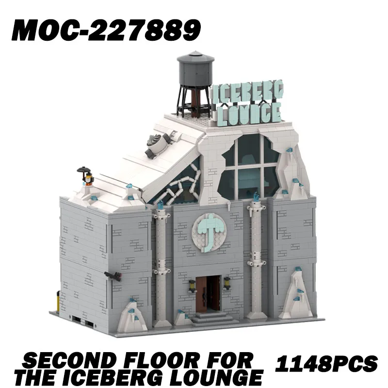 

MOC-227889 Строительные кирпичи Второй этаж для Iceberg Lounge Модель Технологические блоки Подарочные игрушки DIY Наборы Сборка 1148 шт.