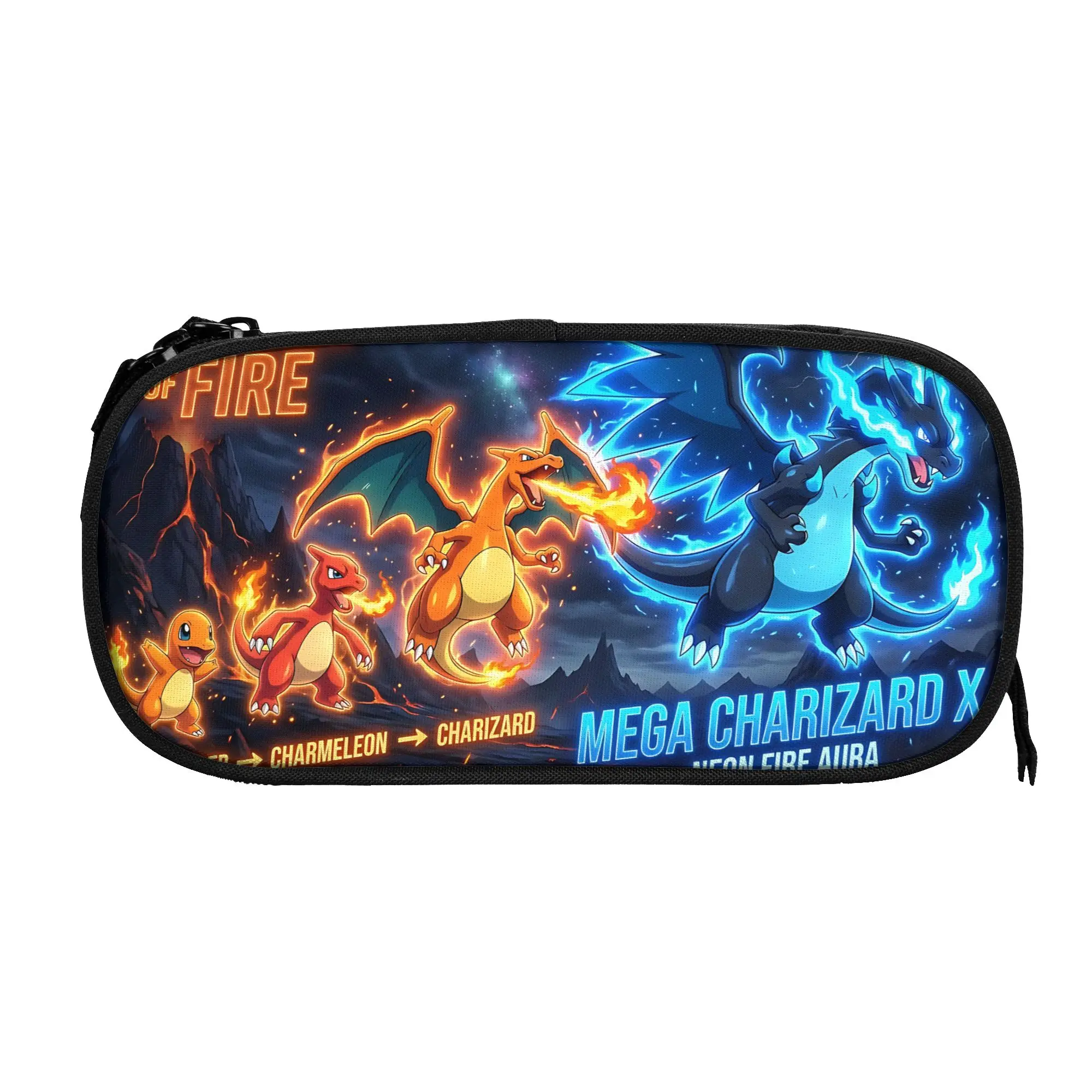 estojo-escolar-de-grande-capacidade-com-o-tema-do-mega-charizard-x-um-dos-personagens-de-pokemon-ideal-para-meninos-e-meninas