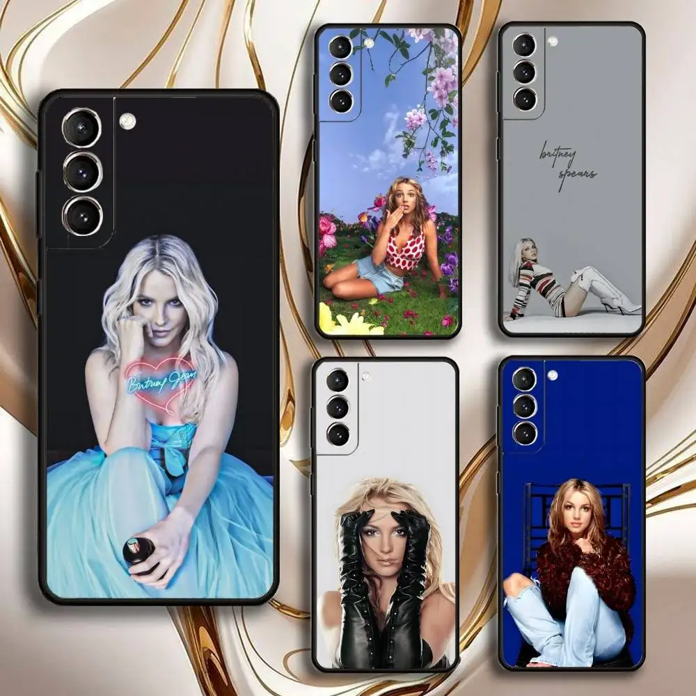 

Singer B-Britney S-Spearss Phone Case For Samsung GalaxyA13,21s,22,31,32,52,53,71,72,73,Soft Black Shell