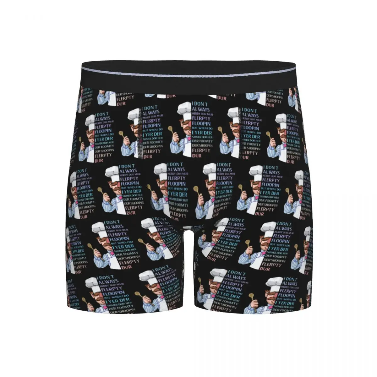 

Длинные трусы-боксеры, шорты The Swedish Chef - I Dont Always Herdy Dur Mur, мужское нижнее белье для Homme Man Boyfriend Gift