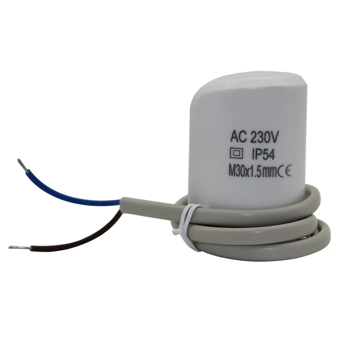 220V NO NC electric thermal actuator valve head for thermostat manifold underfloor heating radiator normally opened closed