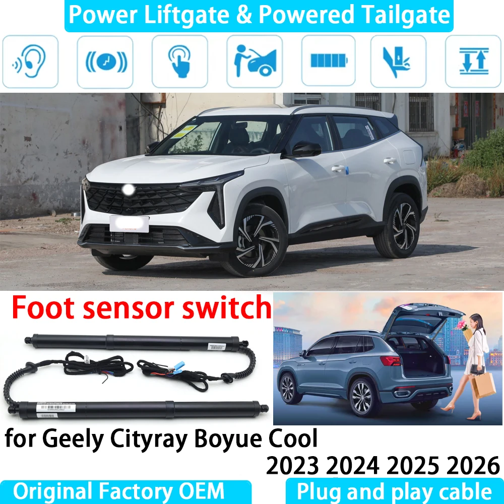 

for Geely Cityray Boyue Cool 2023 2024 2025 2026 Automatic Electric Power Liftgate Powered Tailgate Strut Tail Gate Lift System