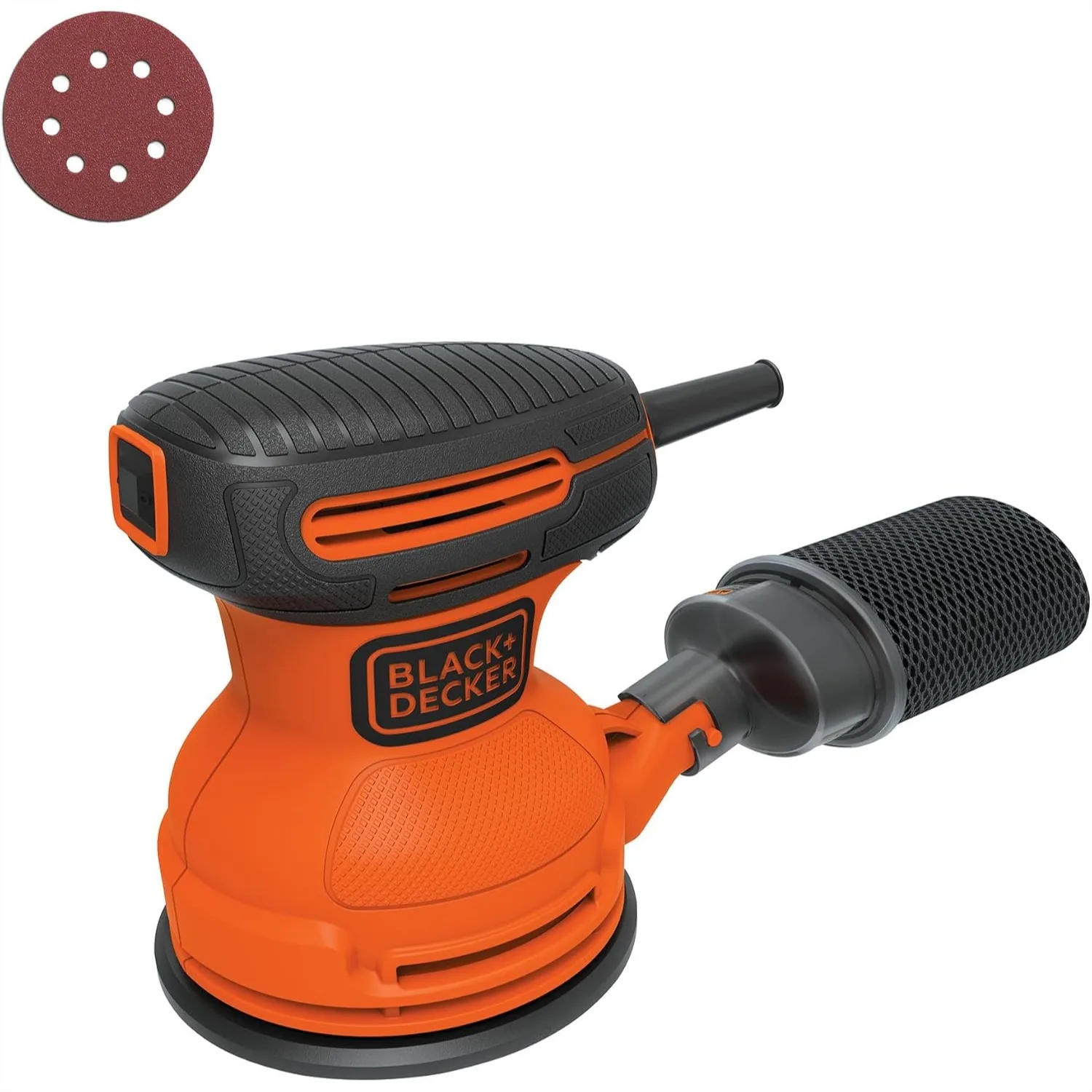 

5 Inch Random Orbital Sander, 2.0 Amp 12000 OPM Corded, Lightweight with Dust Bag & Hook-Loop