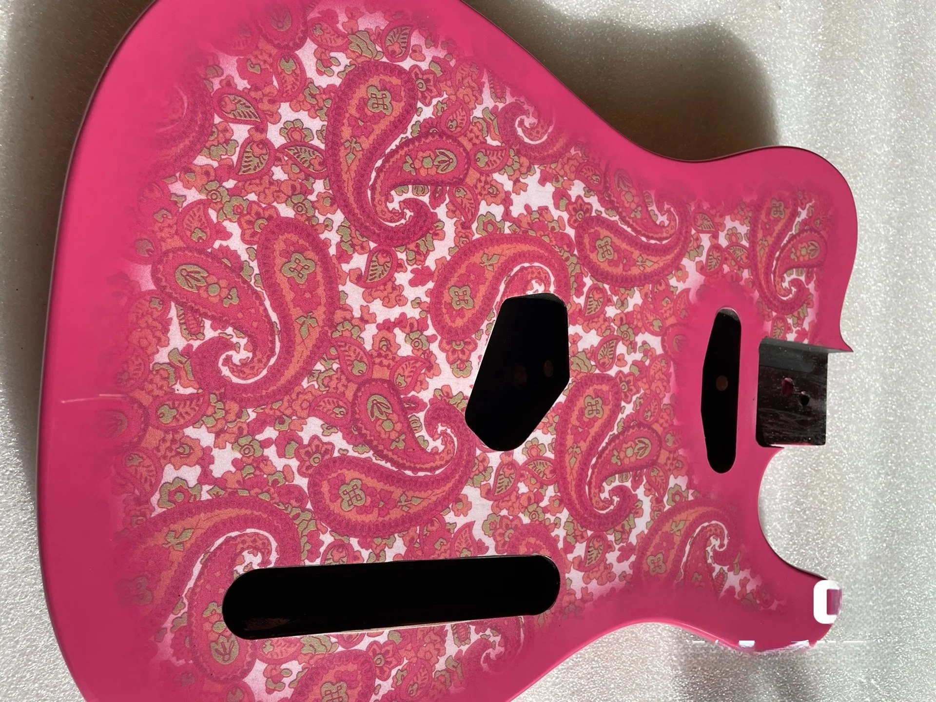 Amoeba Tele electric guitar body, peach blossom wood, interface 5.7cm