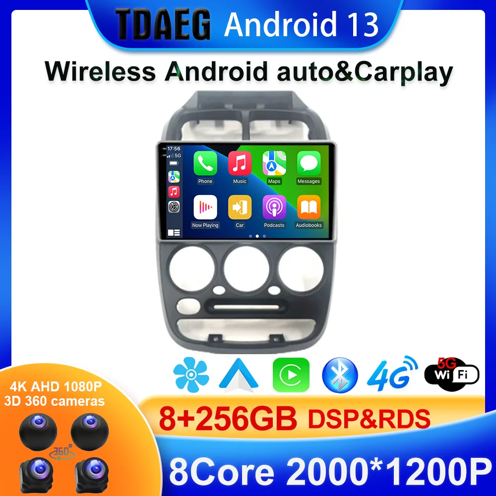 

TS10 FYT 7862 для Hyundai Accent II 2 LC2 1999 - 2012 Стерео Радио мультимедийный плеер GPS BT Carplay Android 13 Авто 5G DVD