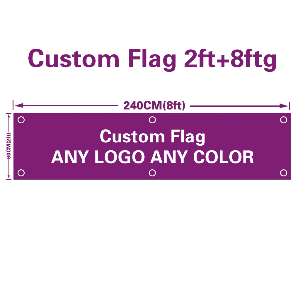 aerlxemrbrae  60X240cm Custom Banner Any Car Motorcycle Flag Polyester Printed Garage or Outdoor Decoration
