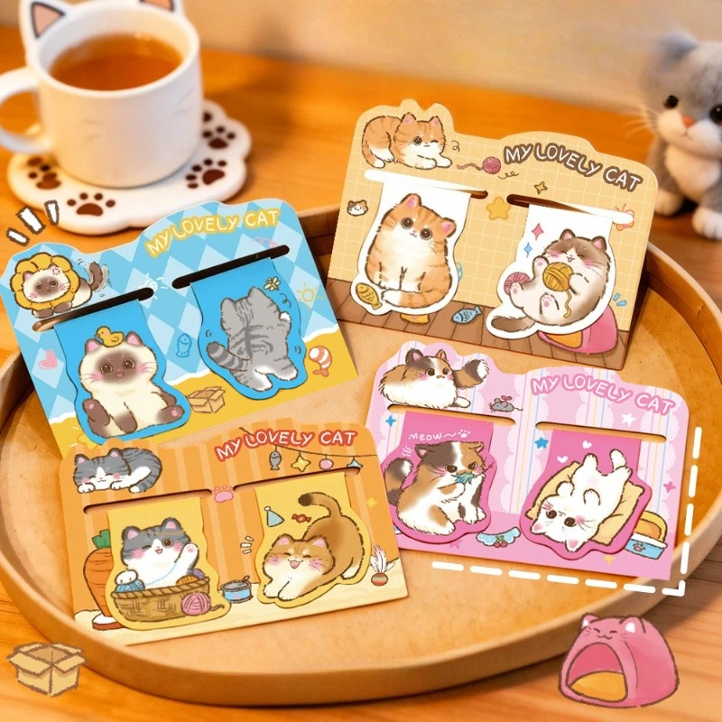 Marque-page magnétique chat mignon style Ins, clip de lecture double page dessin animé, marque-page papeterie Kawaii de haute qualité pour l'apprentissage, prix
