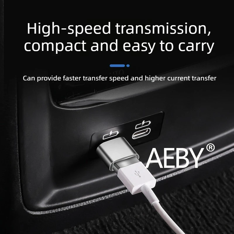 AEBY For BYD Atto 2 Smart Driving Editio 2025 Car Charger Adapter,USB Type C Fast Charger Socket,Charge USB Socket Replacement