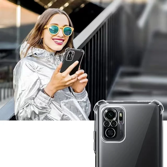 1,5 MM Dicke Air-Bag Klar Fall Für Xiaomi Redmi Hinweis 10 10S 11 11s 12s 12 Pro Plus 5G Redmi 9C 9A 10C 10A 11A 12C Abdeckung Coque – Detail 6