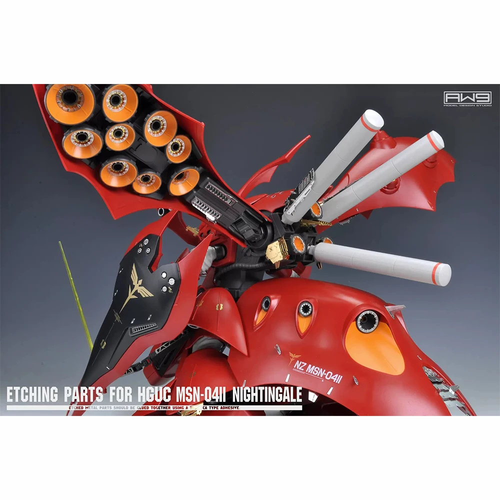 Металлические детали для гравировки MADWORKS для 1/144 HG Nightingale, детали для набора, инструменты для взрослых, модели для энтузиастов, фотоподарки