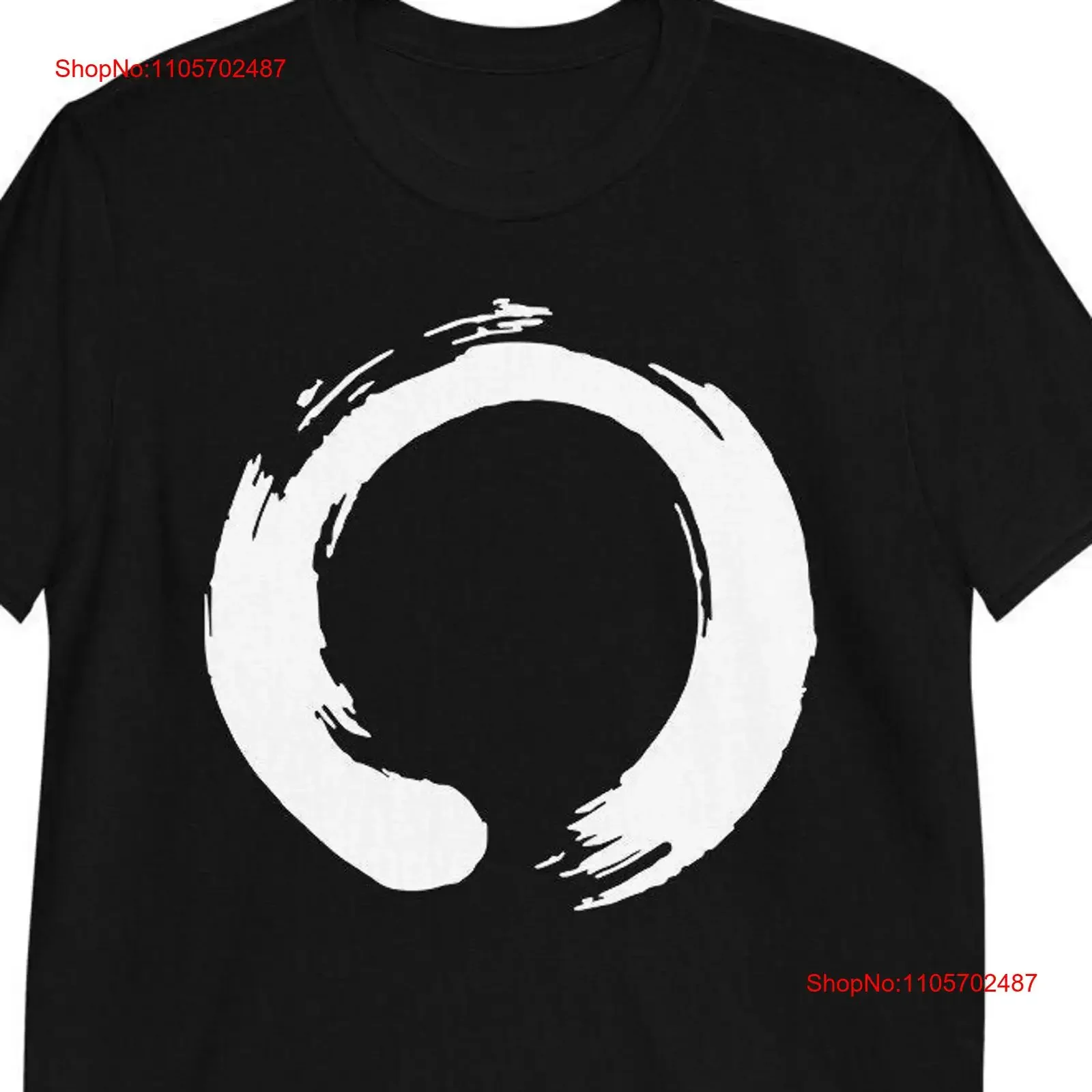 T-shirt de calligraphie japonaise Zen, cercle Enso, bouddhisme japonais, yoga, inspiration, pleine conscience, méditation, noir vintage