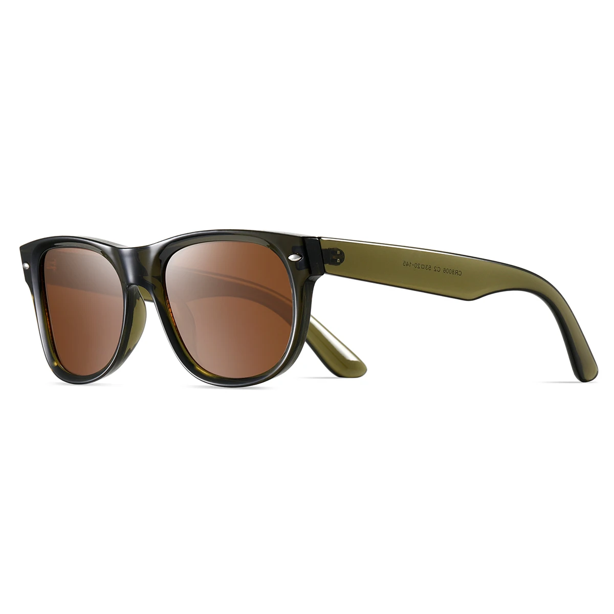 CRIXALIS Luxusmarken-Sonnenbrille für Herren, Modischer Trend mit Gebogenem Design, Retro-Sonnenbrille für Damen, UV400-Schutz, Zonnebril Dames – Detail 9