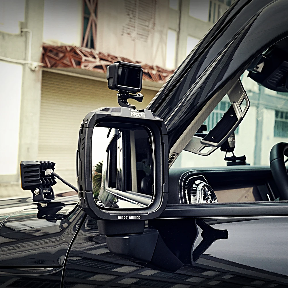 Lantsun TK1032 Car Rearview Mirror Rain Brow Reverse Mirror Rain Shield for Great Wall TANK 300 WEY19-26year