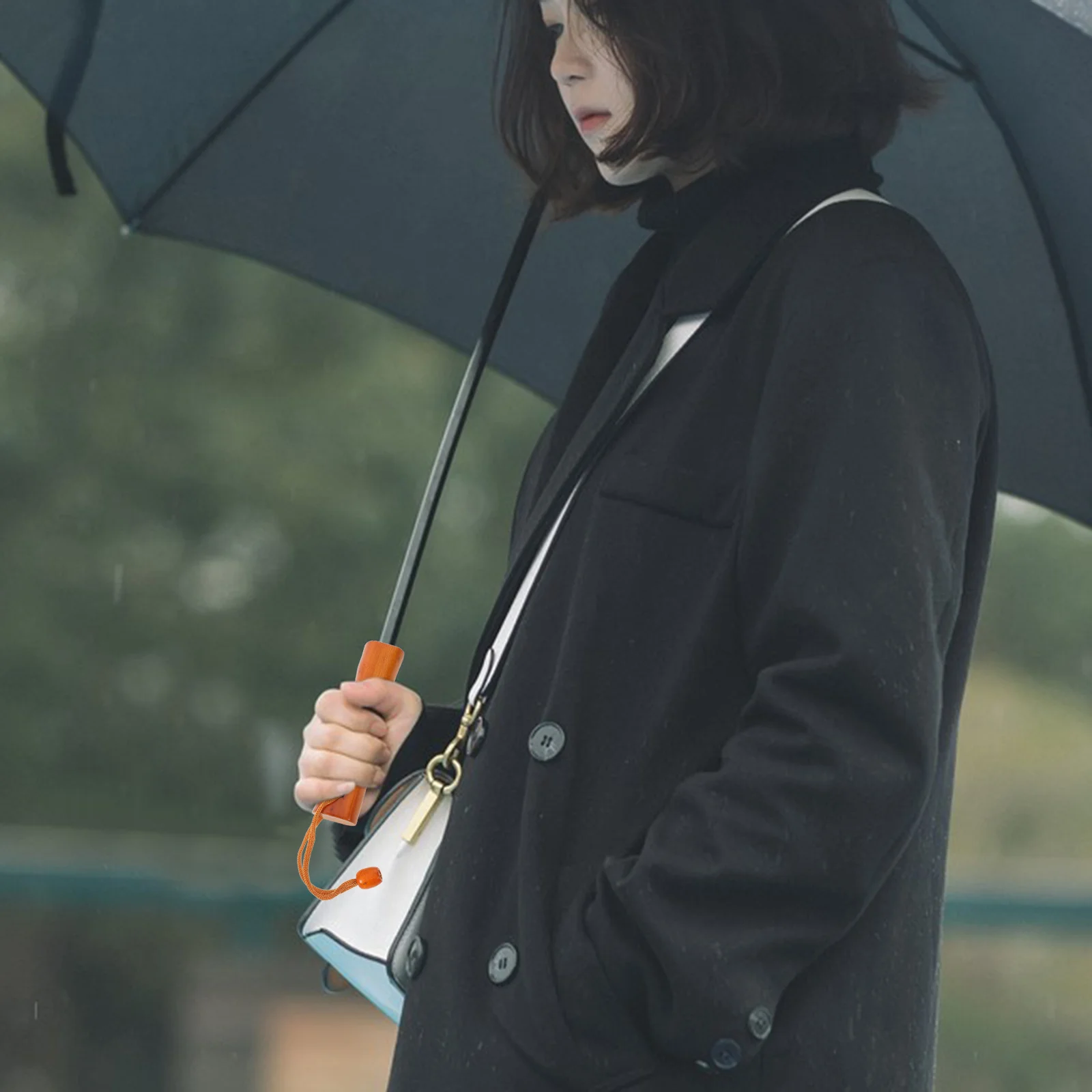 

Replacement Handle for Umbrella Secure Ergonomic Grip Rainproof Wear-Resistant Lightweight Design for Compact Travel Foldable