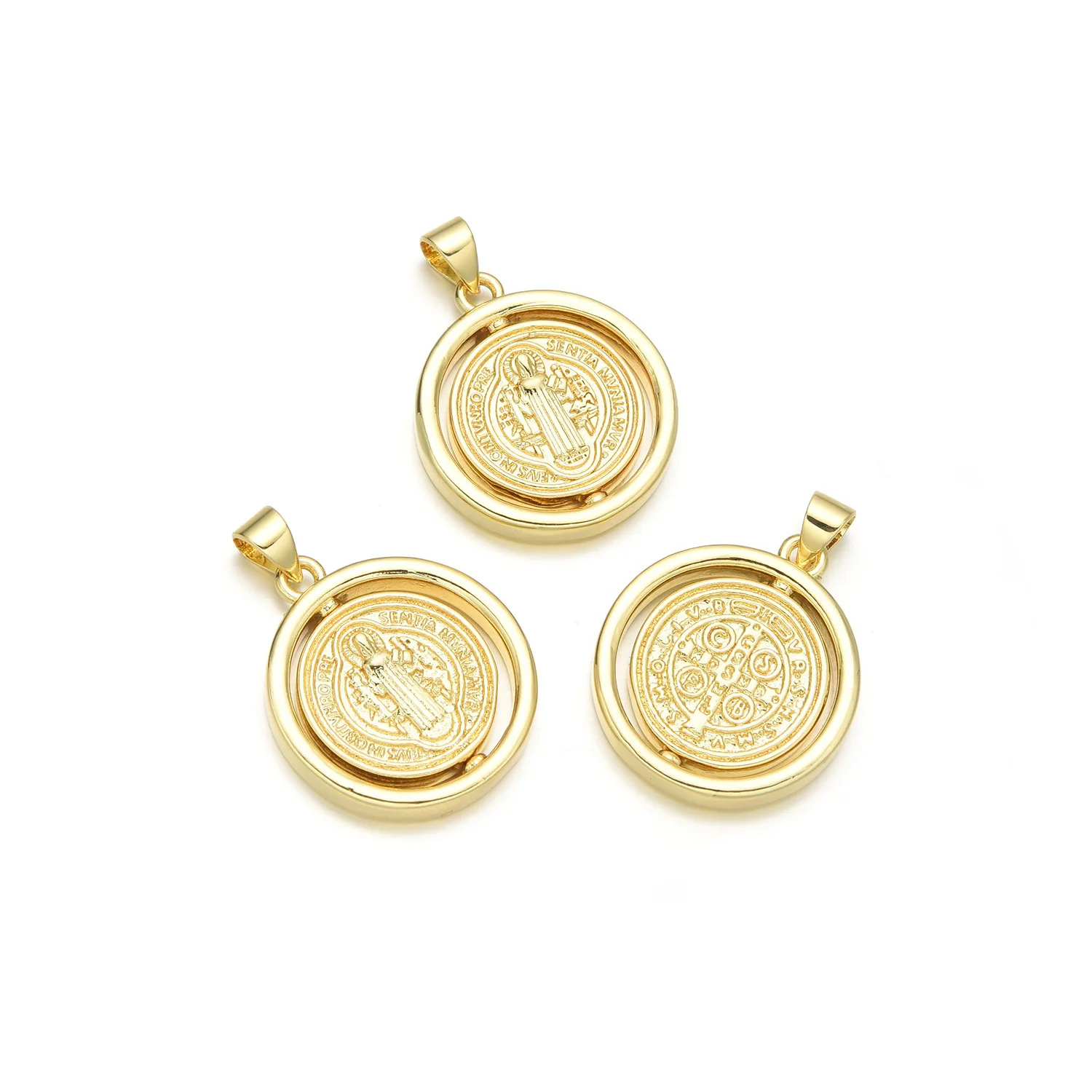 5 Pieces of Europe and The United States Virgin of Guadalupe Necklace Pendant Accessories DIY Jewelry Making Materials Wholesale