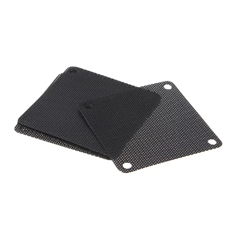 DN59 5PCS PVC Fan Dust Filter PC Dustproof for Case Cuttable Computer Mesh Cover 60mm Mesh Black