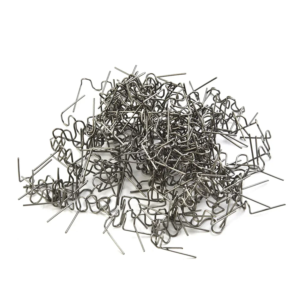 500PCS 0.6mm Wave For Welder Plastic Repair Standard Pre Cut Wave Staples Welding Bumper Car Bumper Repair