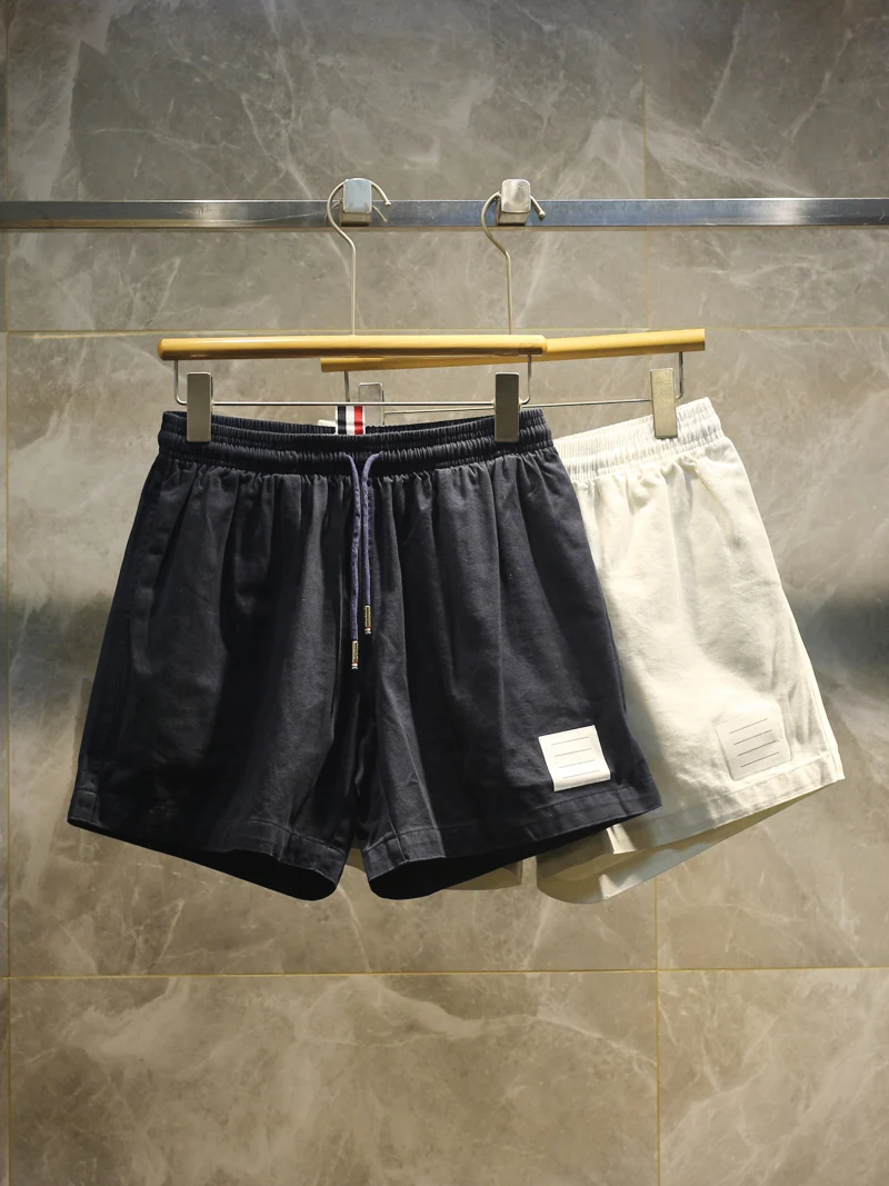 

Высококачественные хлопковые спортивные шорты для мужчин, повседневные, летние, новые, из чистого хлопка, дышащие, быстросохнущие, прямого кроя