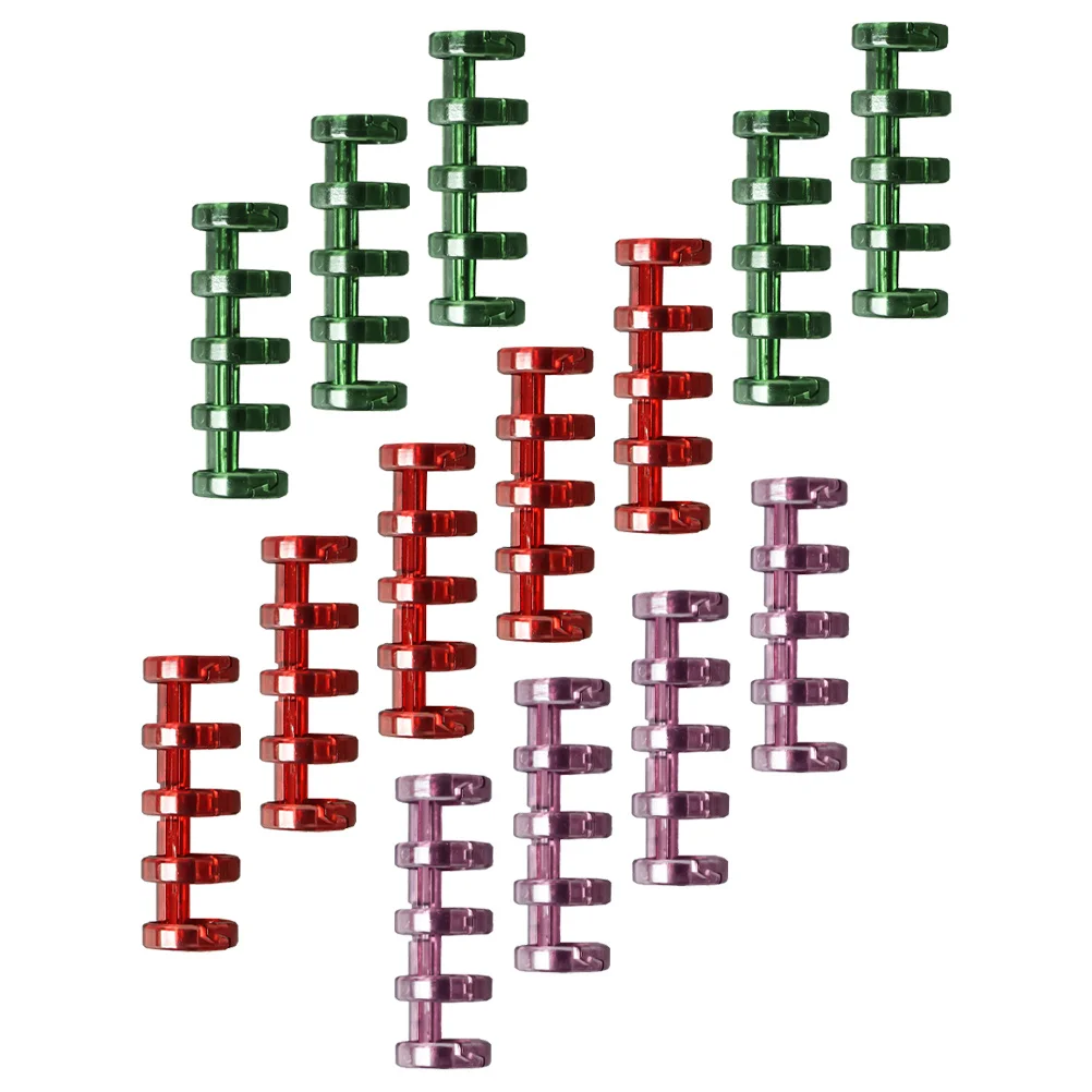 

15pcs Loose Leaf Binder For Office School Stationery Supplies Five-Hole Binder Scrapbook File Clip Segmented Ring