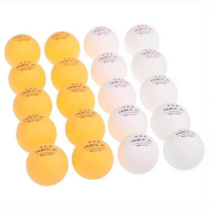 10pcs Table Tennis Ball 40+mm Diameter 2.8g 3 Star ABS Plastic Ping Pong Balls