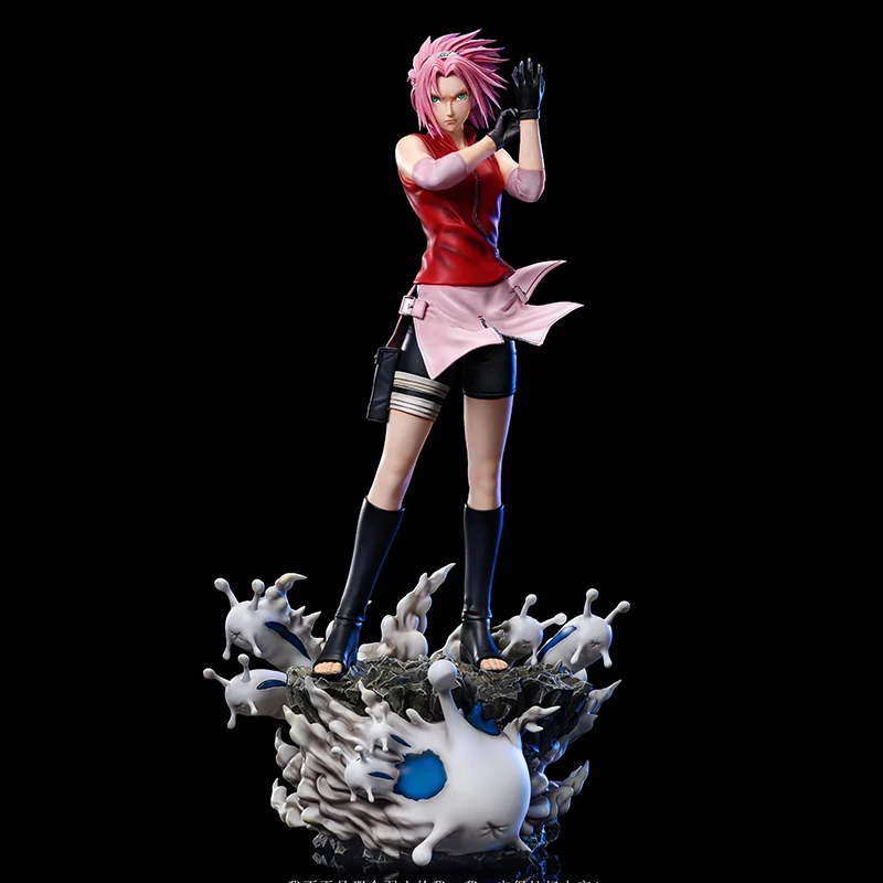 38 centimetri Naruto Figure GK Haruno Sakura Hyuga Hinata Action Figures PVC Anime Modello Collezione Statua Giocattoli Perimetro Regali Di Compleanno