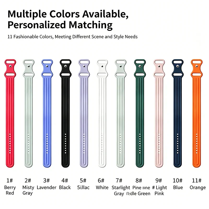 Sport Silicone Watch Strap For Google Fitbit Air Rubber Bracelet Breathable Band Wristband image 3