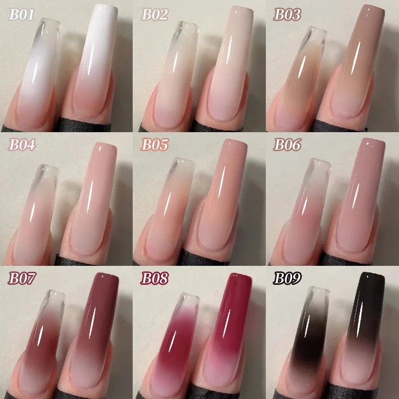 BORN PRETTY 9 Colors Pat Painting Gel Nail Polish Blossom Stamping Design UV LED Soak Off Gel Varnish Gradient Pat Gel Palette - view 2