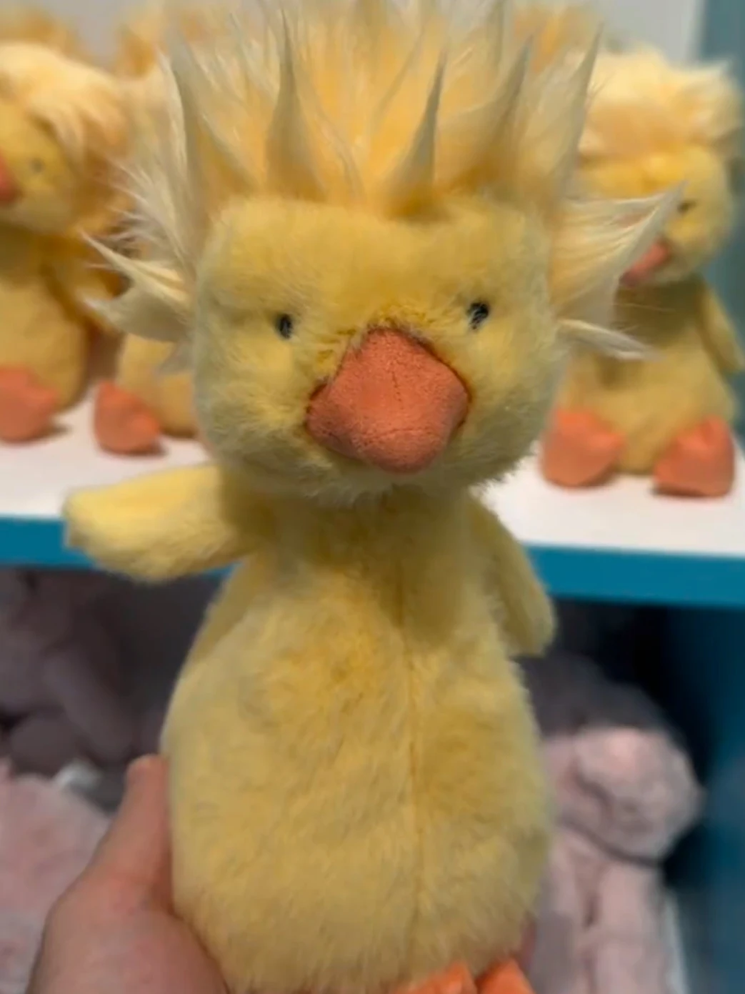Explosive Yellow Duck Plush Toy Funny Sand Sculpture Animal Series Dolls Quirky Fluffy Duck Plushies Soft Stuffed Toys for All