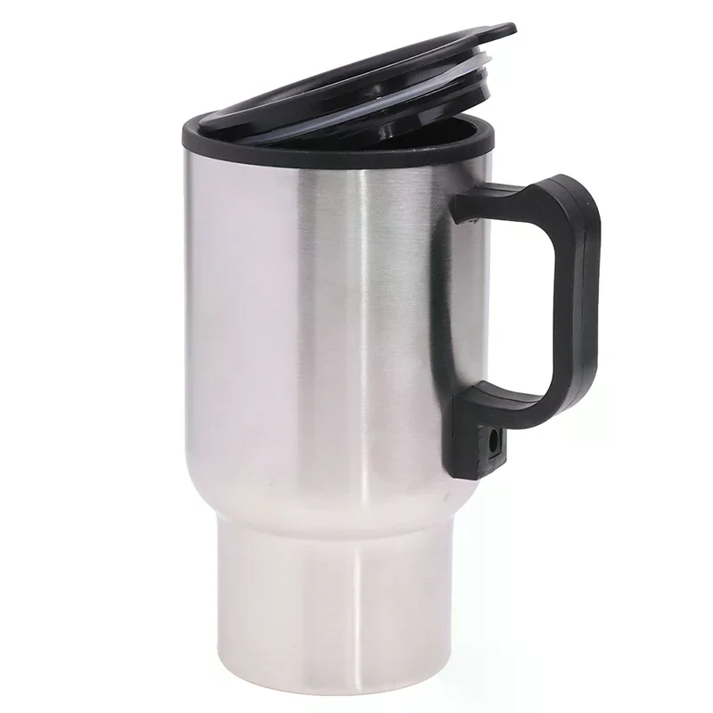 

12V 450ml Vehicle Heating Cup Electric Heating Car Kettle Coffee Heated Mug USB Heating Car Coffee Mug Thermos Cup